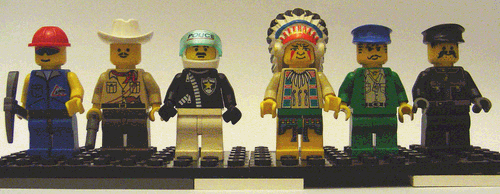 Village People Lego figures